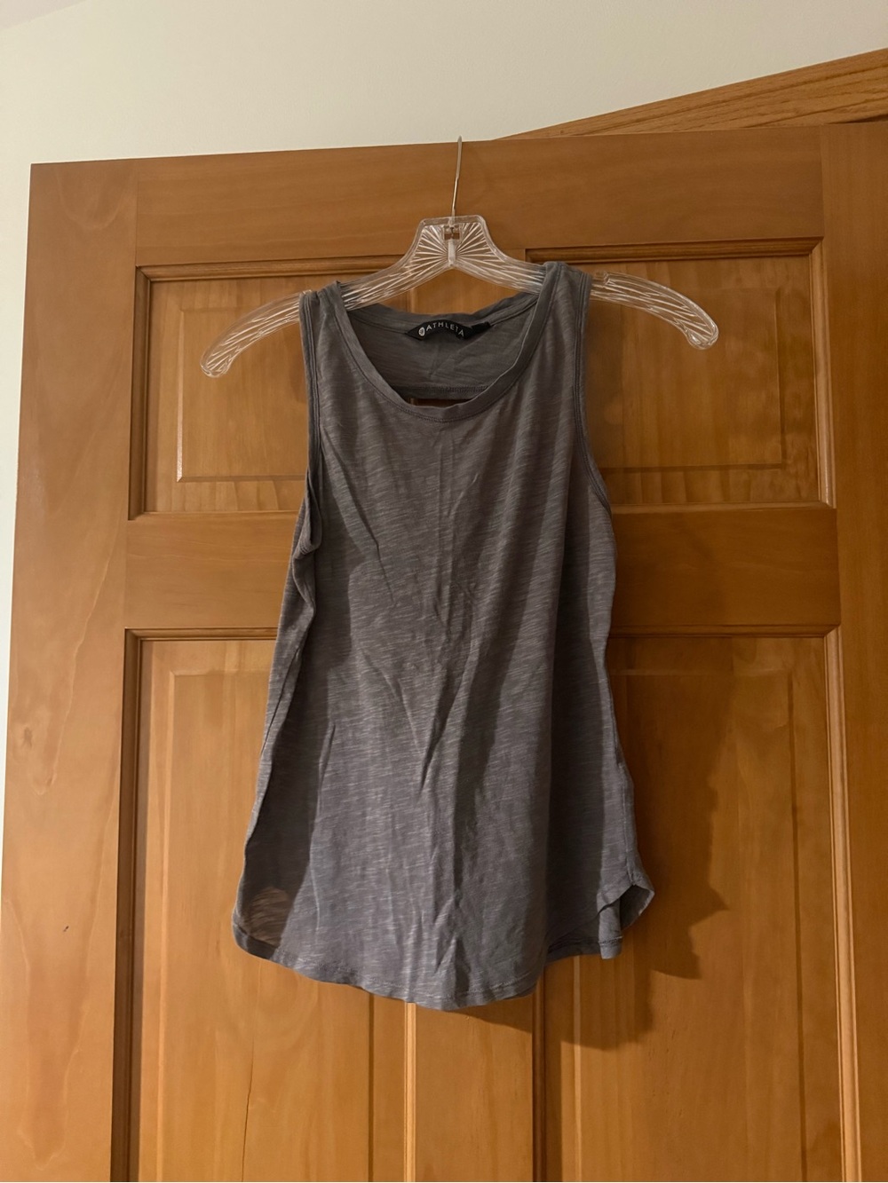 Athleta Grey Racerback Tank Top